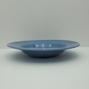 Syracuse China Blue Individual Pasta Bowl Wide Rimmed Denim Blue 12" Pasta Dish